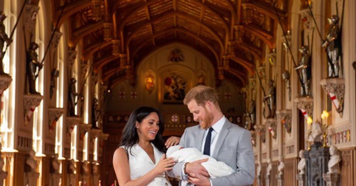 Prima imagine cu chipul lui Archie, fiul lui Meghan Markle și al Prințului Harry