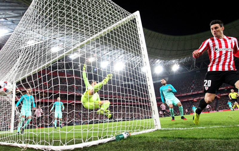 Barcelona a fost învinsă pe terenul lui Athletic Bilbao în turul optimilor de finală ale Cupei Spaniei | VIDEO