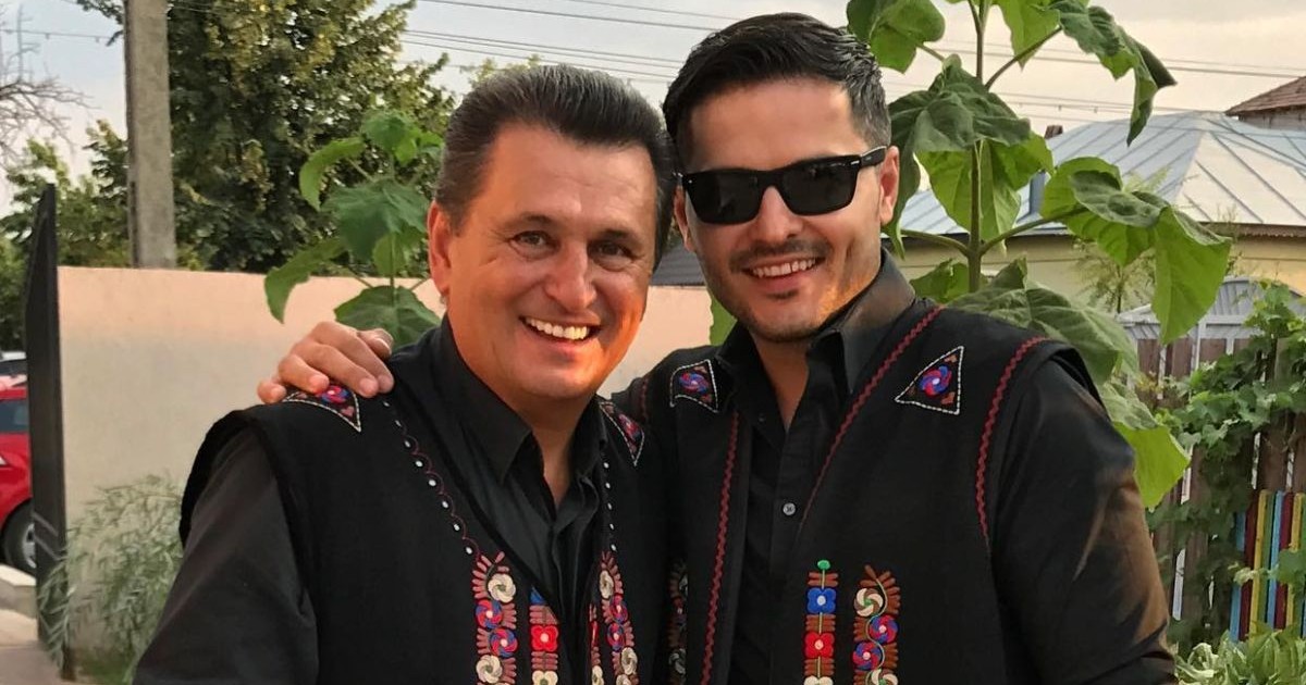 Nea Mărin (Marin Barbu), alături de Liviu Vârciu