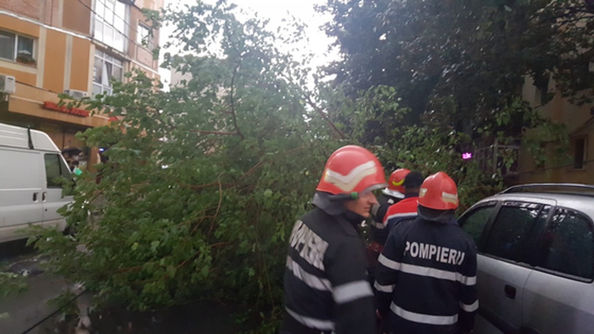 O furtună violentă a făcut ravagii