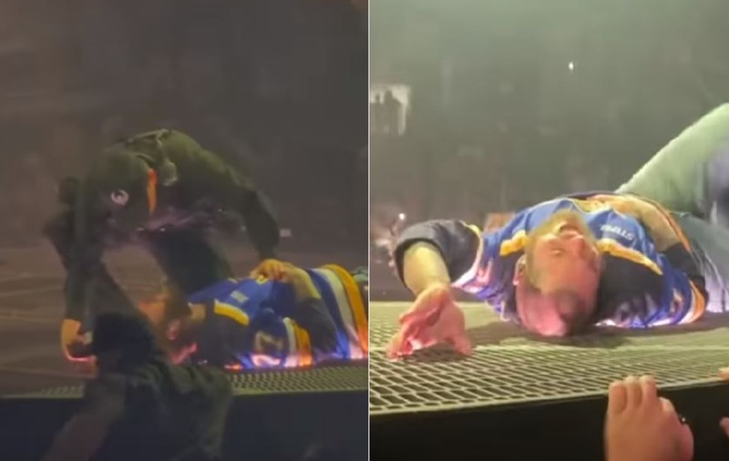 Post Malone a căzut pe scenă în timpul unui concert. Artistul a avut nevoie de intervenția medicilor