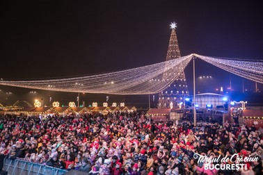 Concert la Târgul de Crăciun din Capitală.