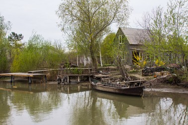 Barcă de lemn în orașul ucrainean Vâlcov | Foto: 123rf