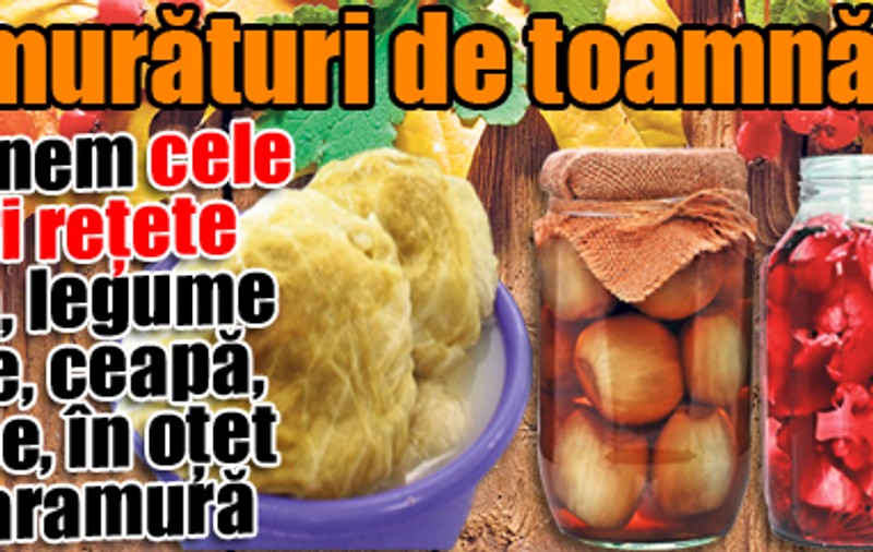 Pune murături de toamnă târzie