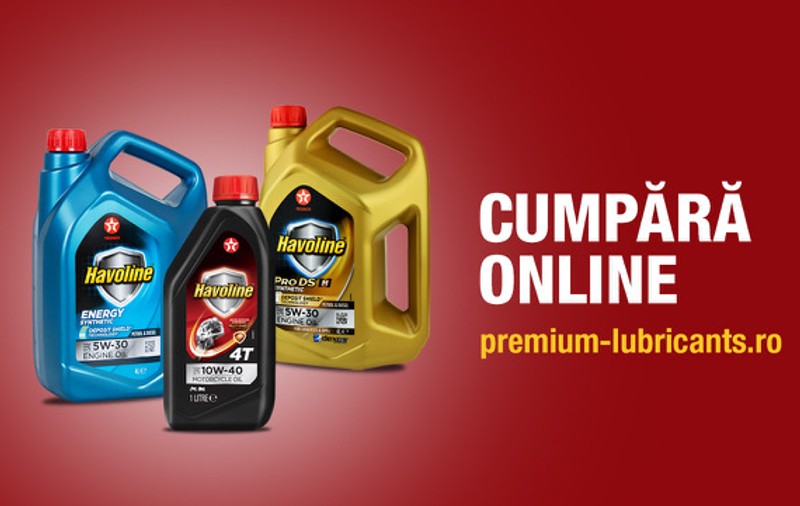 S-a lansat oficial magazinul online Premium Lubricants! Răspundem, astfel, la una dintre cele mai frecvente întrebări: “Cum pot cumpăra produsele Texaco Havoline online?“