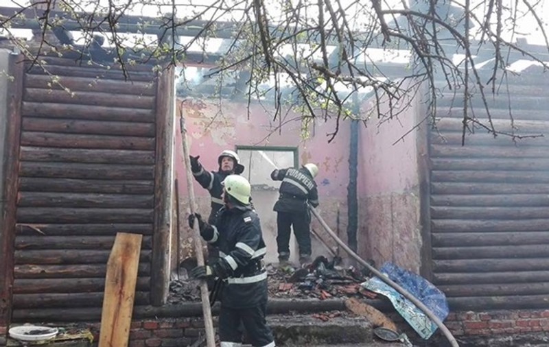 Cantonul Ocolului Silvic Nădrag a fost distrus complet în urma unui incendiu