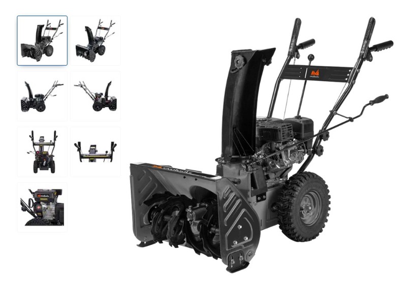 Freza pentru zăpadă Evotools ST 210 EPTO, 7 CP, 3600 RPM, 56 cm, benzină
