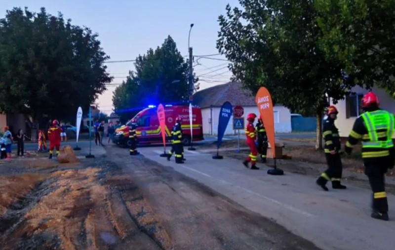 O conductă de gaz s-a spart în Timiș