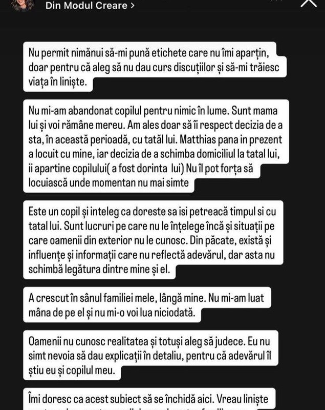 Betty Salam reacționează după ce a fost criticată că a renunțat la custodia copilului ei. „Nu știți nici pe sfert adevărul”