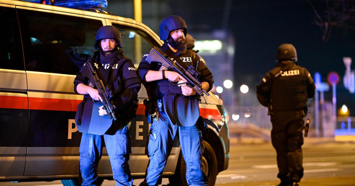 Viena, lovită de 6 atentate teroriste (foto EPA)