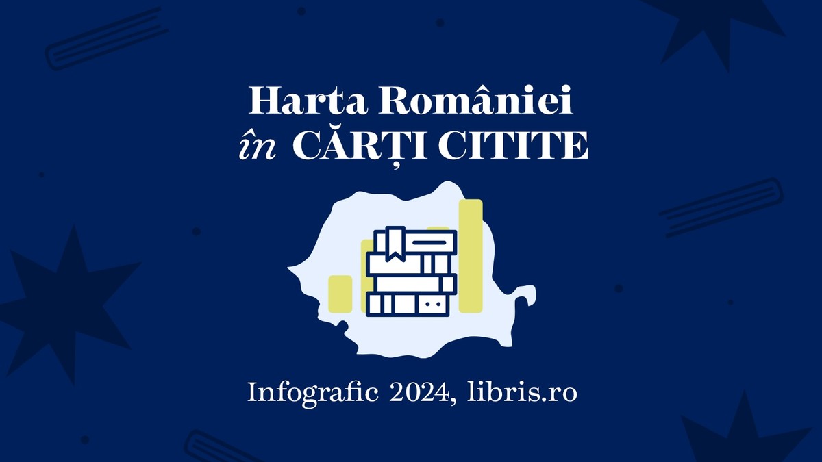 Cele mai citite cărți în România în 2024.