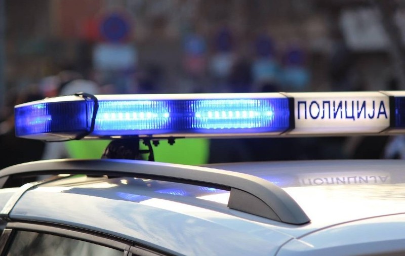 Mașină poliție din Serbia