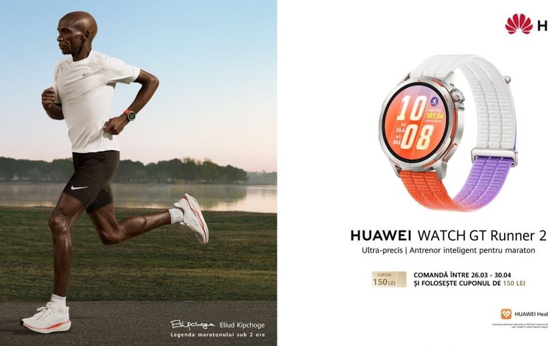 Noul HUAWEI WATCH GT Runner 2, la încheietura „celui mai rapid om din România”: „Când vezi cifrele din spatele efortului înțelegi mai bine cum funcționează corpul”