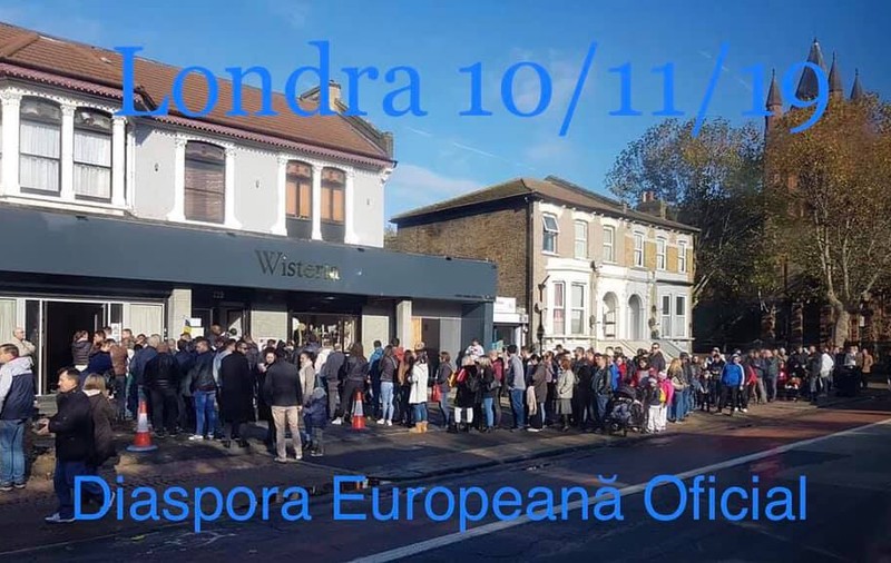 UPDATE | Alegeri prezidențiale 2019 în diaspora. S-a depășit recordul voturilor în afara țării. Peste 645.000 de români au votat. S-au format cozi la secțiile din Londra
