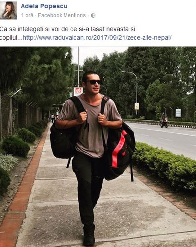 Radu Vâlcan, plecat de acasă 10 zile. "De ce și-a lăsat nevasta și copilul" |  FOTO