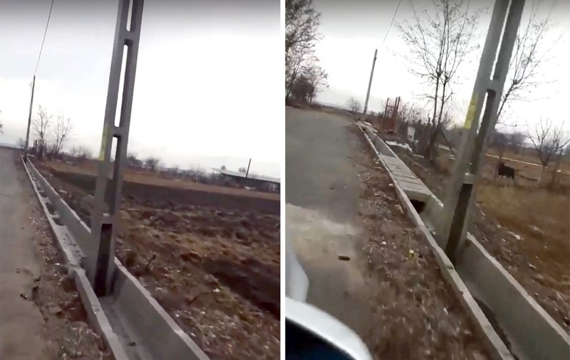 VIDEO | Stâlpii au fost construiți în mijlocul șantului! În ce zonă din România s-a întâmplat "minunea arhitecturală"