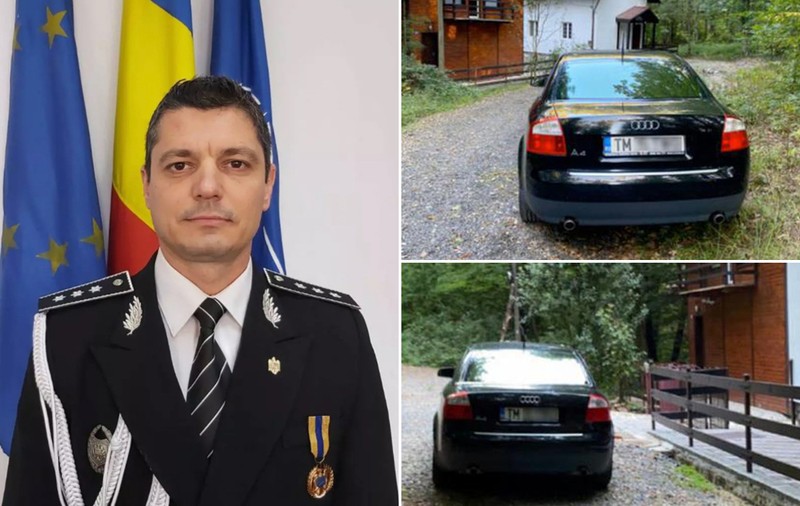 Șeful din Poliție care mergea cu mașina de serviciu la vila de vacanță rămâne în funcție. Unul dintre polițiștii care l-au reclamat a fost suspendat