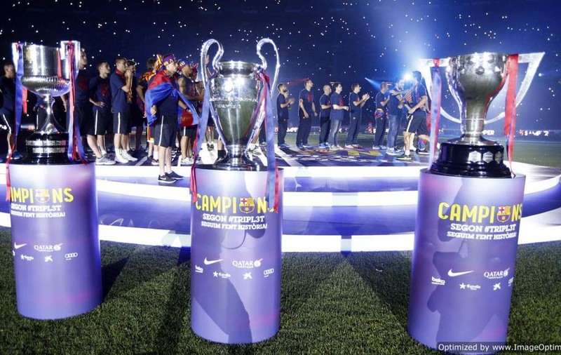 Fiestă în Barcelona. Campionii Europei au sărbătorit TRIPLA / FOTO&VIDEO