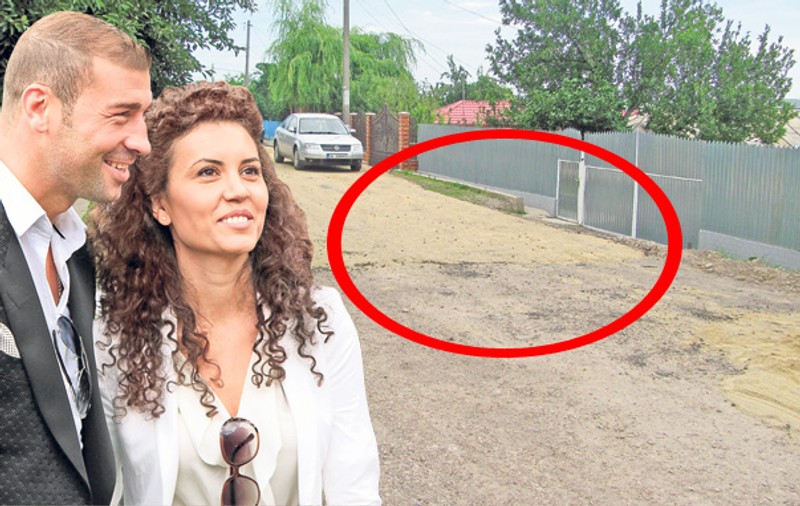 EXCLUSIV | Au asfaltat strada doar până la casa lui Bute! Locuitorii şi oficialităţile din Pechea s-au mobilizat «româneşte» pentru nunta boxerului | FOTO