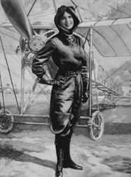 Elena Caragiani-Stoienescu a fost și în SUA, unde a survolat oceanul împreună cu piloții americani | FOTO: Arhivă Viața Liberă