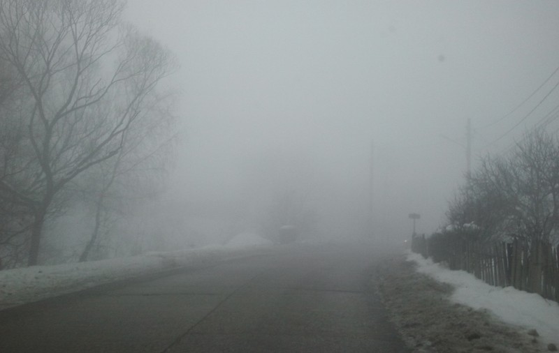 Cod galben de ceață. Valabil în 3 județe