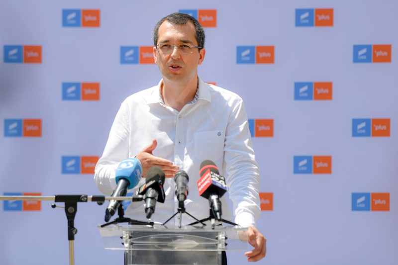 Vlad Voiculescu și-a dorit să fie el candidatul USR-PLUS la Primăria Capitalei. FOTO: Hepta