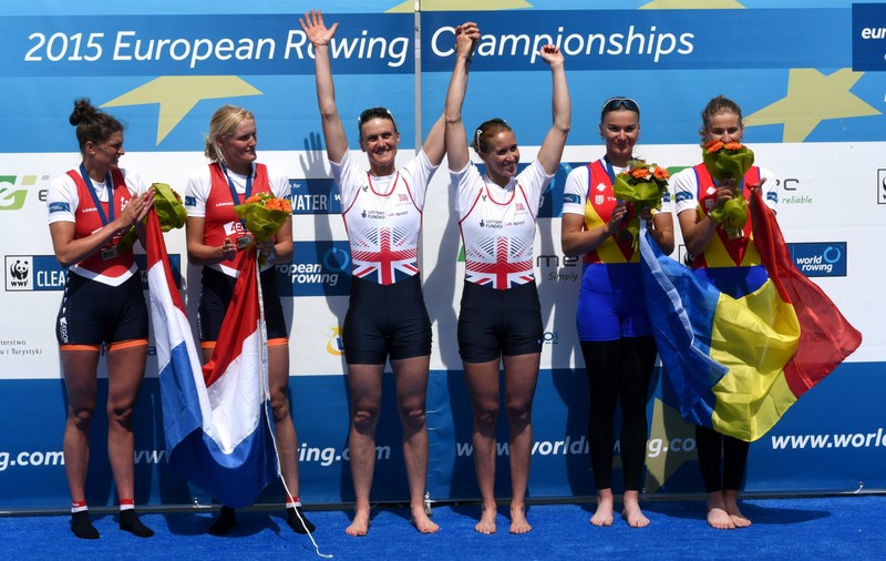 Bărcile de dublu rame și 8+1 au coborât pe locul 3 la Europene