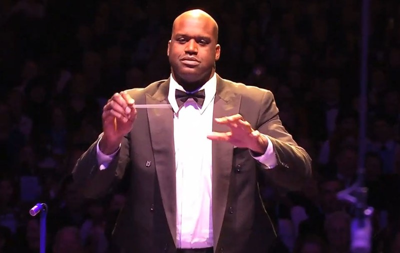 Video | Shaquille O’Neal, dirijor pentru o zi