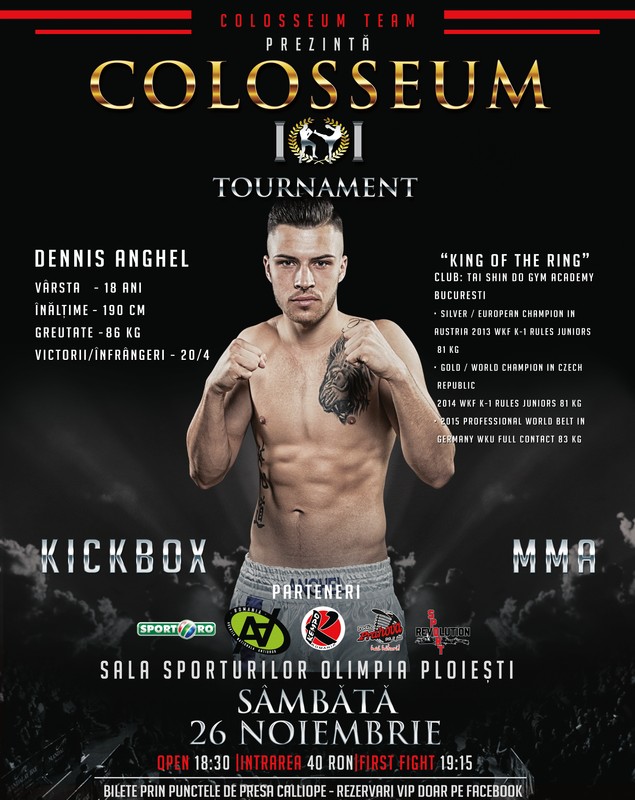 Kickboxing, Ploiești, Sala Olimpia, 26 noiembrie. ”Gladiatorii ringului” luptă în orașul găzarilor. Nume mari în sală / GALERIE FOTO