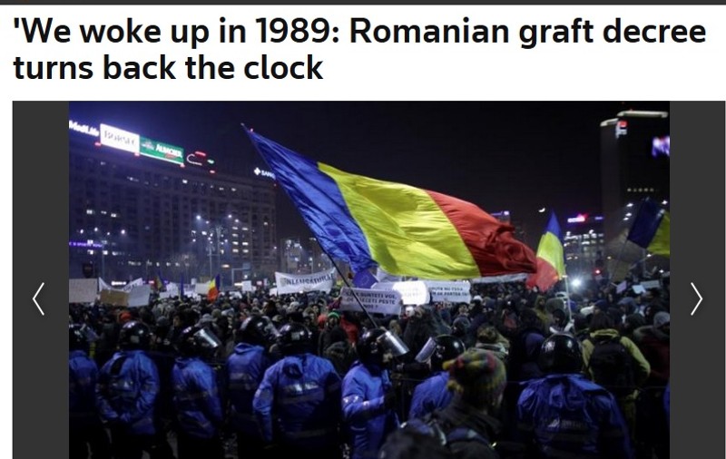 Reuters: "Ne-am trezit în 1989" - Ordonanţa de Urgenţă românească dă timpul înapoi