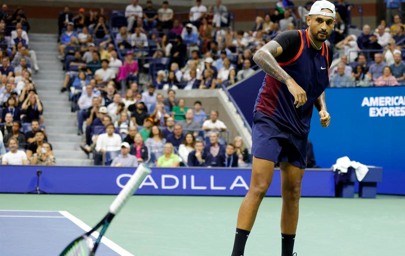 Nick Kyrgios a primit o amendă-record la US Open 2022