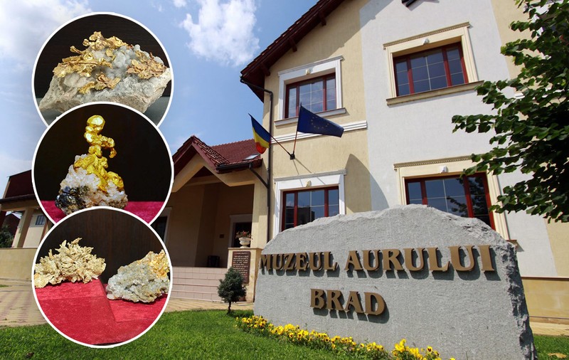 Tezaurul mai puțin știut al Apusenilor. Singurul loc din România unde se pot vedea peste 1.000 de pepite din aur nativ