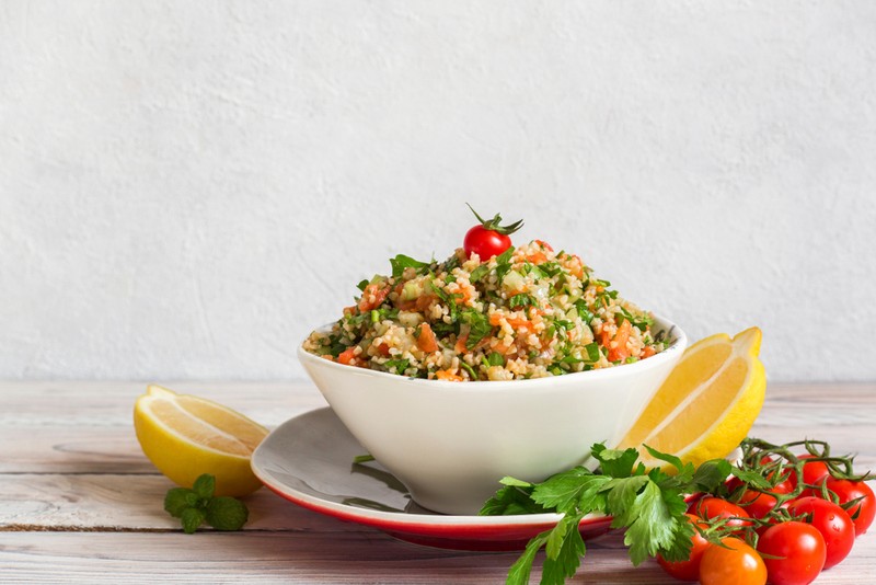 Salată tabbouleh cu bulgur