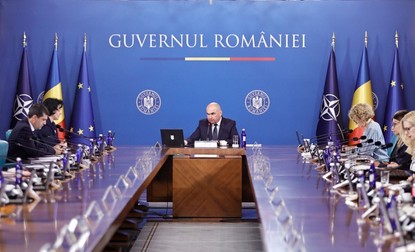 Guvernul Bolojan este interimar de 5 luni, după ce a fost demis prin moțiunea de cenzură PSD-AUR. Foto: Guvernul României