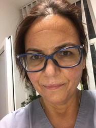 Medicul Cristina Hrustovici, după o zi de muncă FOTO: Facebook