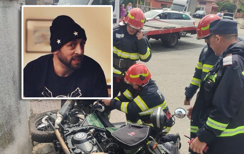 CRBL, implicat într-un accident rutier în Hunedoara. Artistul e rănit și a fost dus de urgență la spital. FOTO