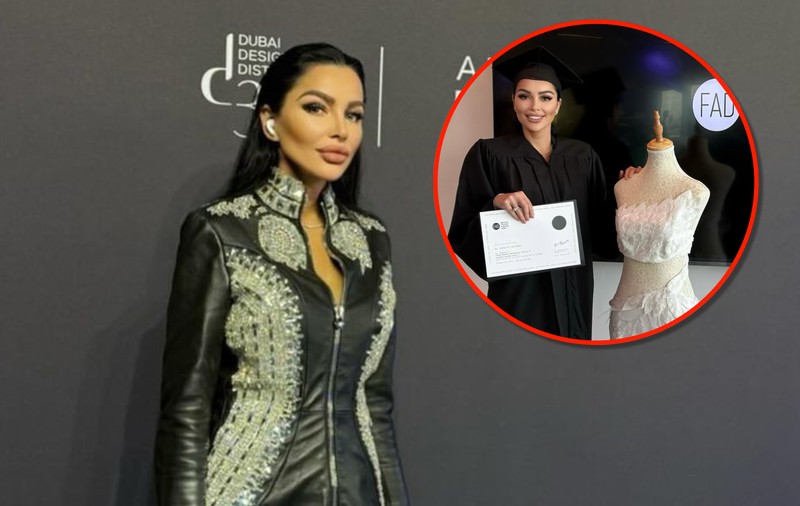 Cum a apărut Brigitte Pastramă la un eveniment în Dubai. Fosta soție a lui Ilie Năstase a absolvit un curs de fashion designer