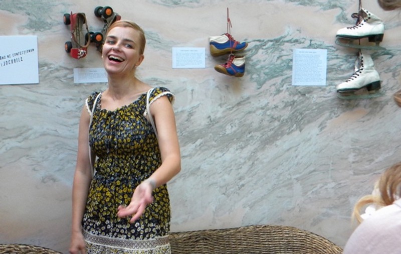 Foto | Geanina Corondan: "Pe vremea mea luai patinele pe sub mână"