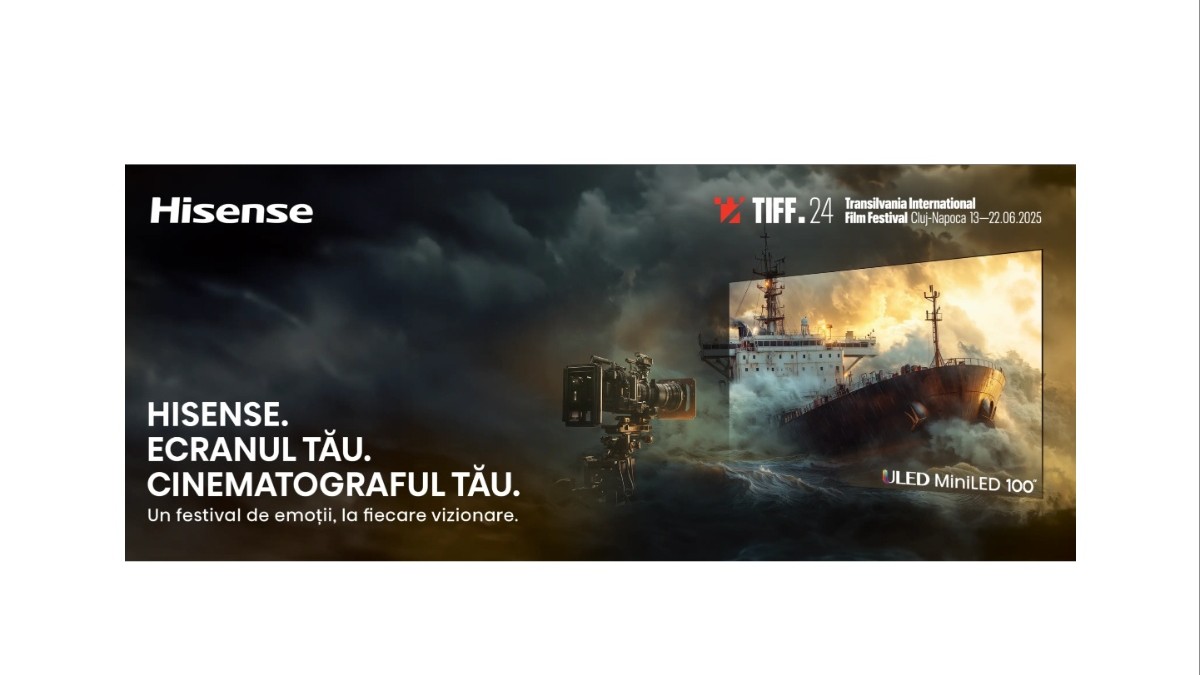 Hisense. Ecranul tau. Cinematograful tau. Un fetsival de emotii la fiecare vizionare