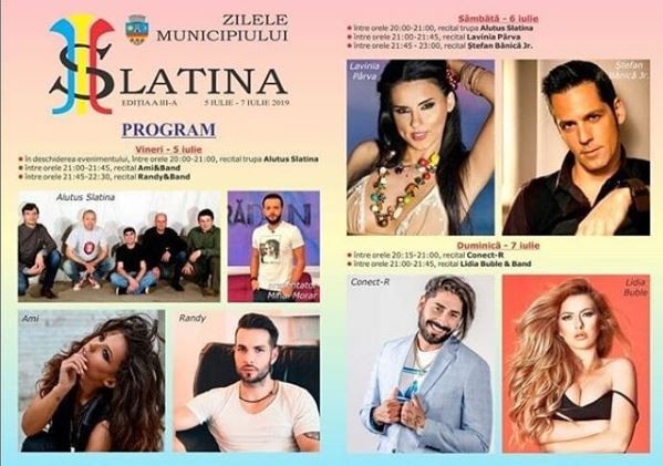 Lavinia apare pe afiș alături de soțul ei