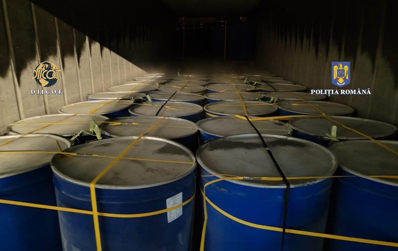 Operațiunea „Exotic”. Captură record de cocaină în Portul Constanța venită din Ecuador sub formă de pulpă de fructe congelate