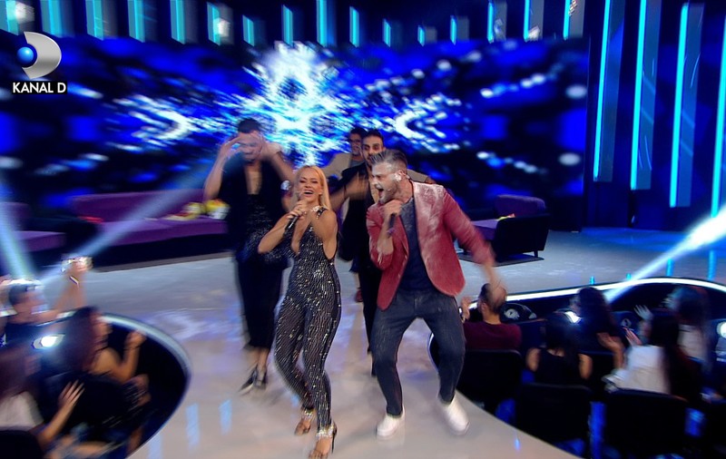 Anda Adam și Victor Slav, în duet. Întâlnire de zile mari între prezentator și fosta lui iubită | FOTO