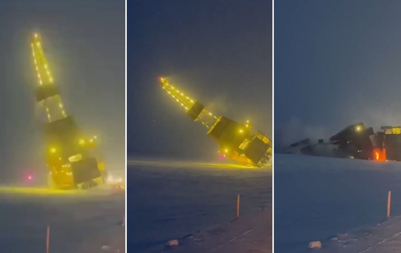 „Bestia”, cea mai mare platformă de foraj din Alaska, s-a prăbușit din senin. Momentul dramatic a fost filmat