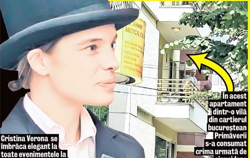 Jurnalista Cristina Verona și-a îmbătat criță mama și a ucis-o!