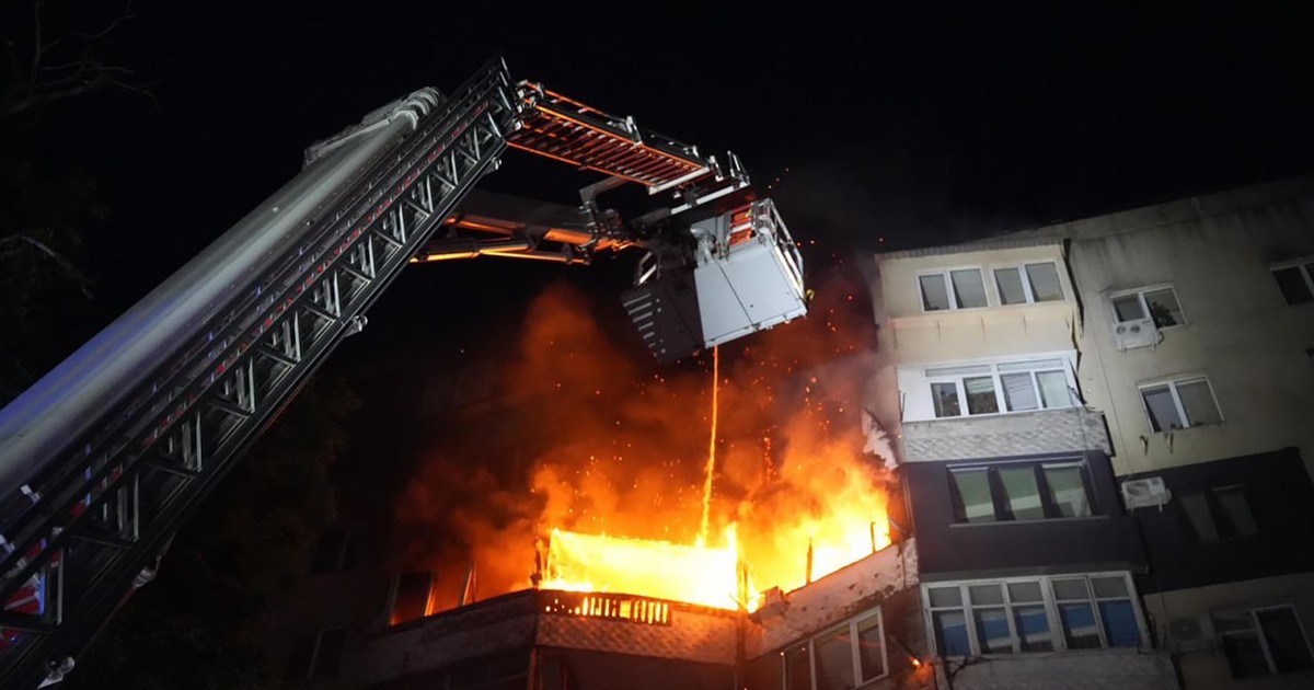 Clădire din Odesa lovită de drone rusești Foto: Profimedia