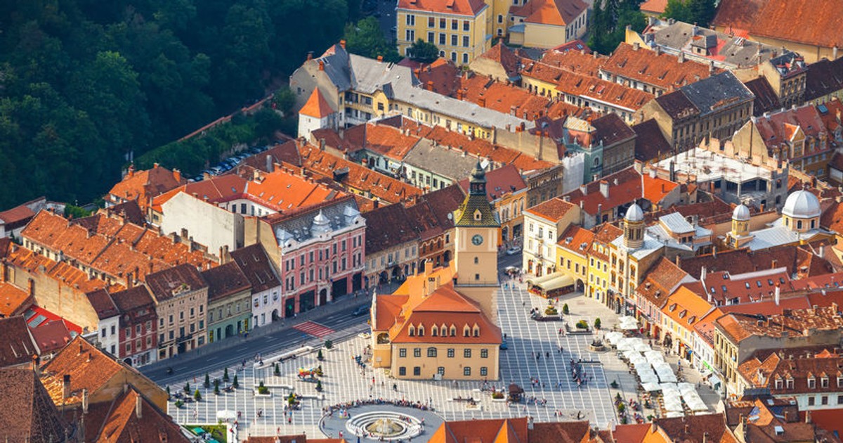 Brasov Romania - centrul orasului Brasov