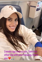 Alina Puscau in timpul celei de-a doua sedinta de tratament