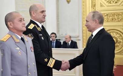 Putin și Osipova, la o ceremonie din 2019. Foto: EPA