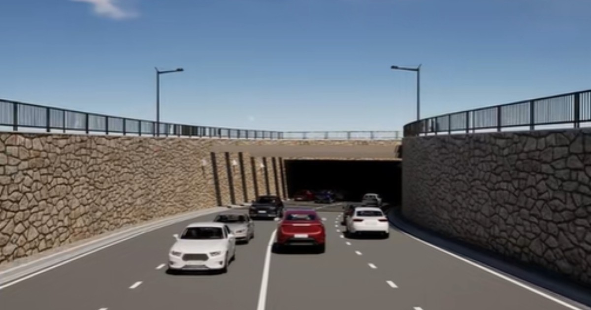 Randare a proiectului de infrastructură pentru pasajul rutier cu patru benzi Teodor Neș