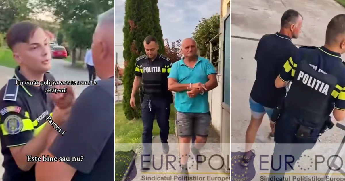 Colaj retinuti ultraj politist